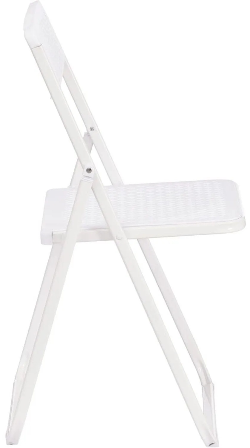 Стул складной FOLDER mod.3016 мет пласт 48,5х48х82,5 белый 6шт/уп