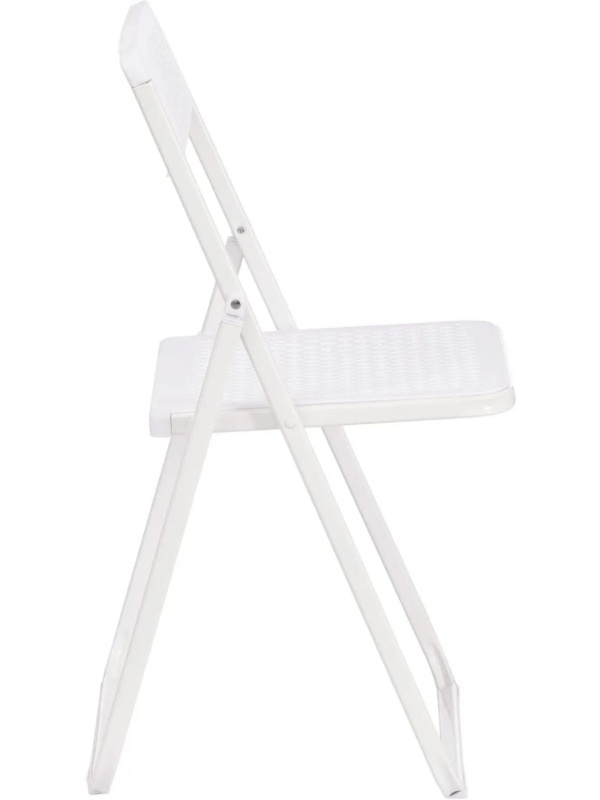 Стул складной FOLDER mod.3016 мет пласт 48,5х48х82,5 белый 6шт/уп