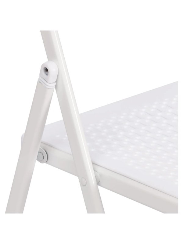 Стул складной FOLDER mod.3016 мет пласт 48,5х48х82,5 белый 6шт/уп