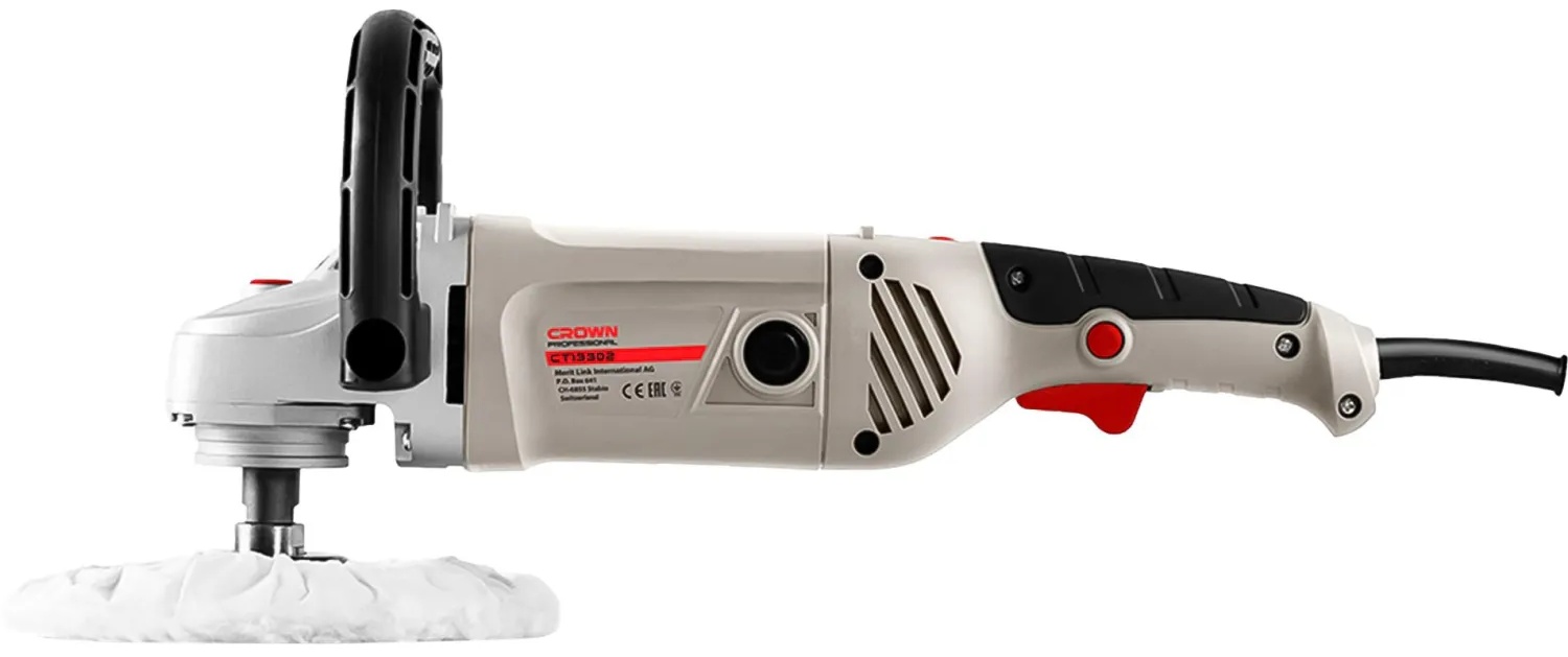 Шлифмашина полировальная CROWN CT13302MV