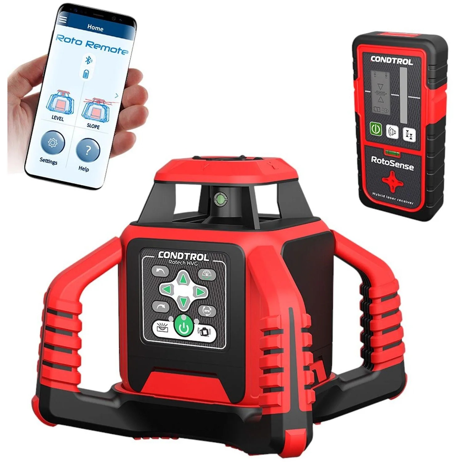 Нивелир лазерный ротационный CONDTROL Roto HVG, 600 метров
