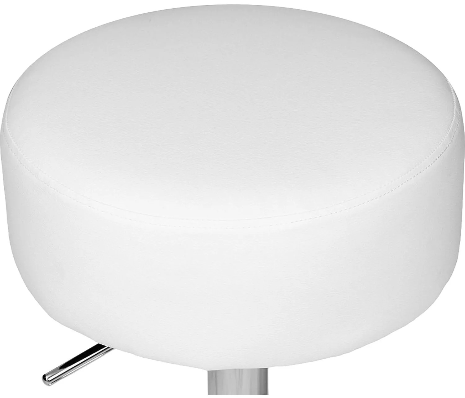 Табурет - Пуф LO_DOBRIN DANNY LM-2050_CH-M_EL белый PU