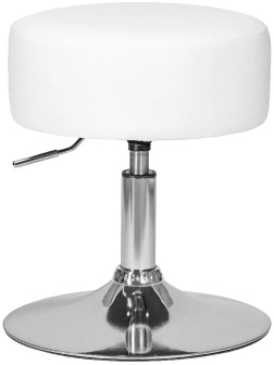 Табурет - Пуф LO_DOBRIN DANNY LM-2050_CH-M_EL белый PU