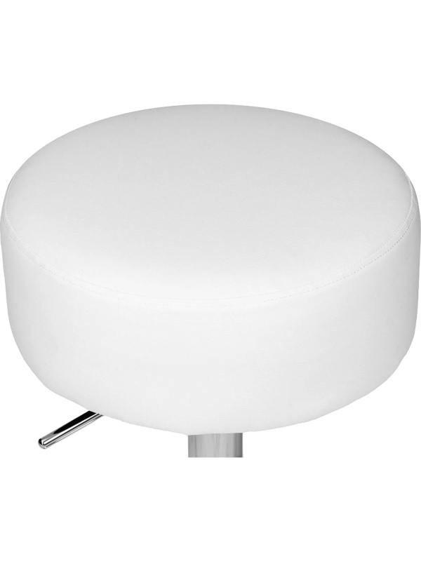 Табурет - Пуф LO_DOBRIN DANNY LM-2050_CH-M_EL белый PU