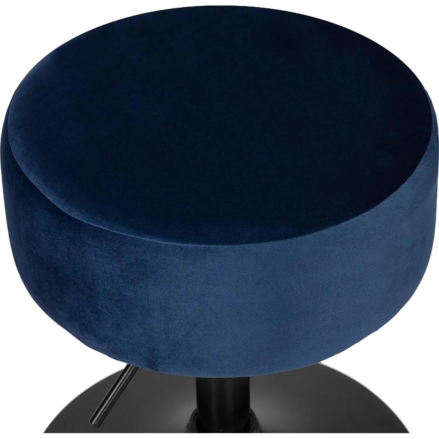 Табурет - Пуф LO_DOBRIN DANNY BLACK LM-2050_B-M_V-MJ9-117 синий велюр