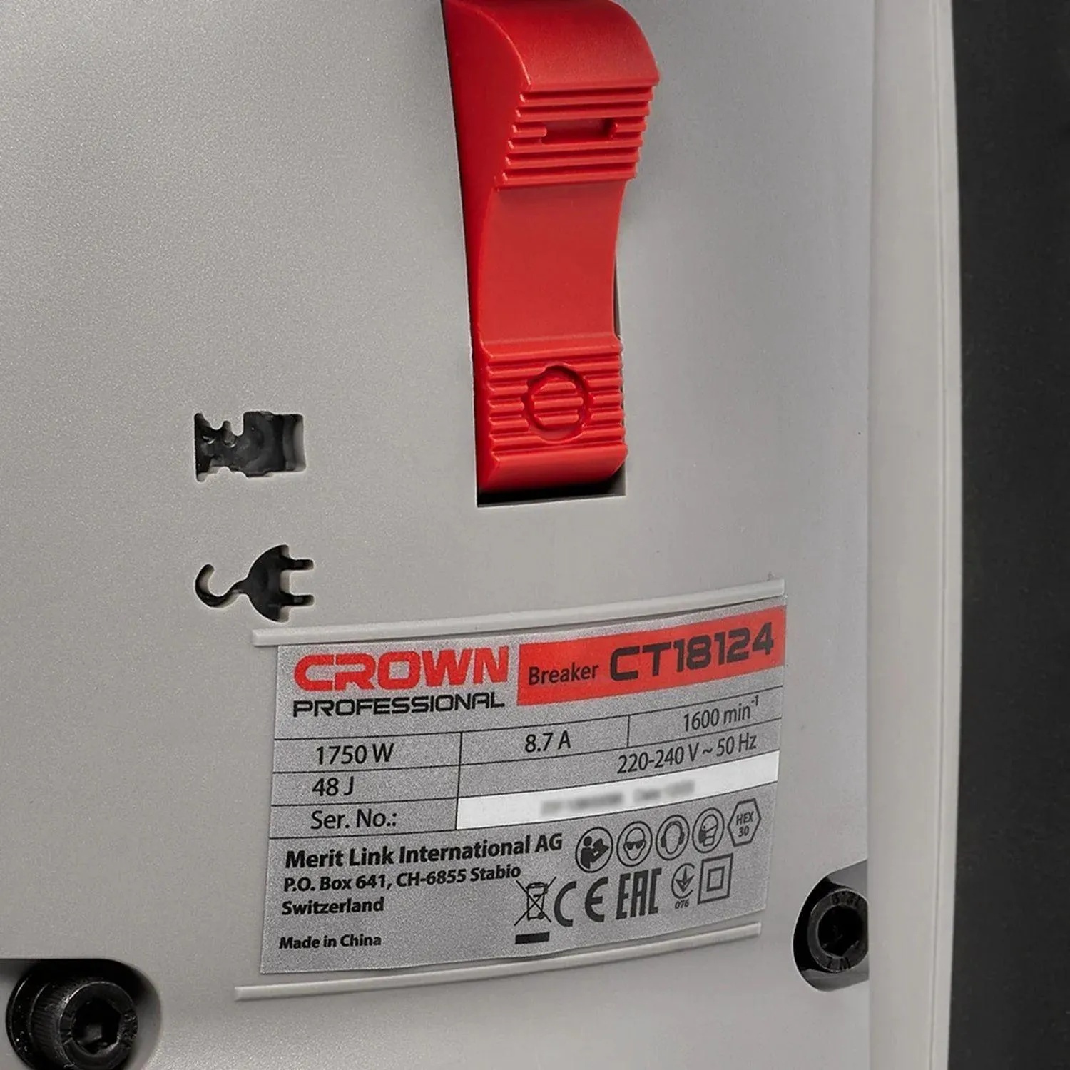 Отбойный молоток CROWN CT18124 BMC