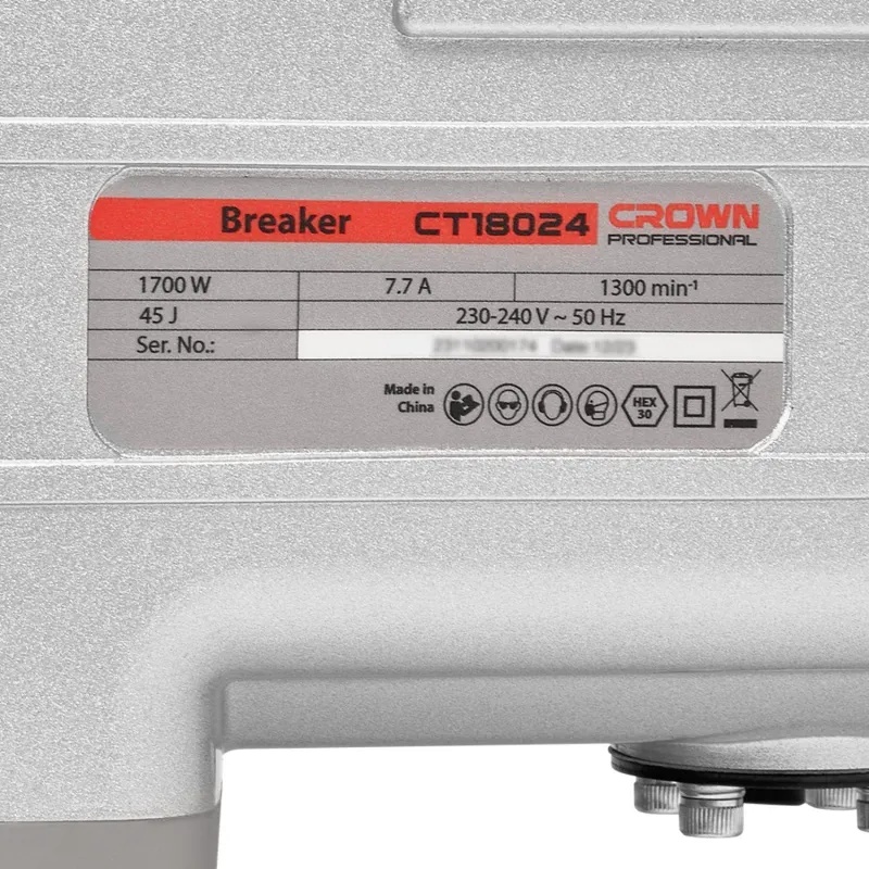 Отбойный молоток CROWN CT18024 BMC