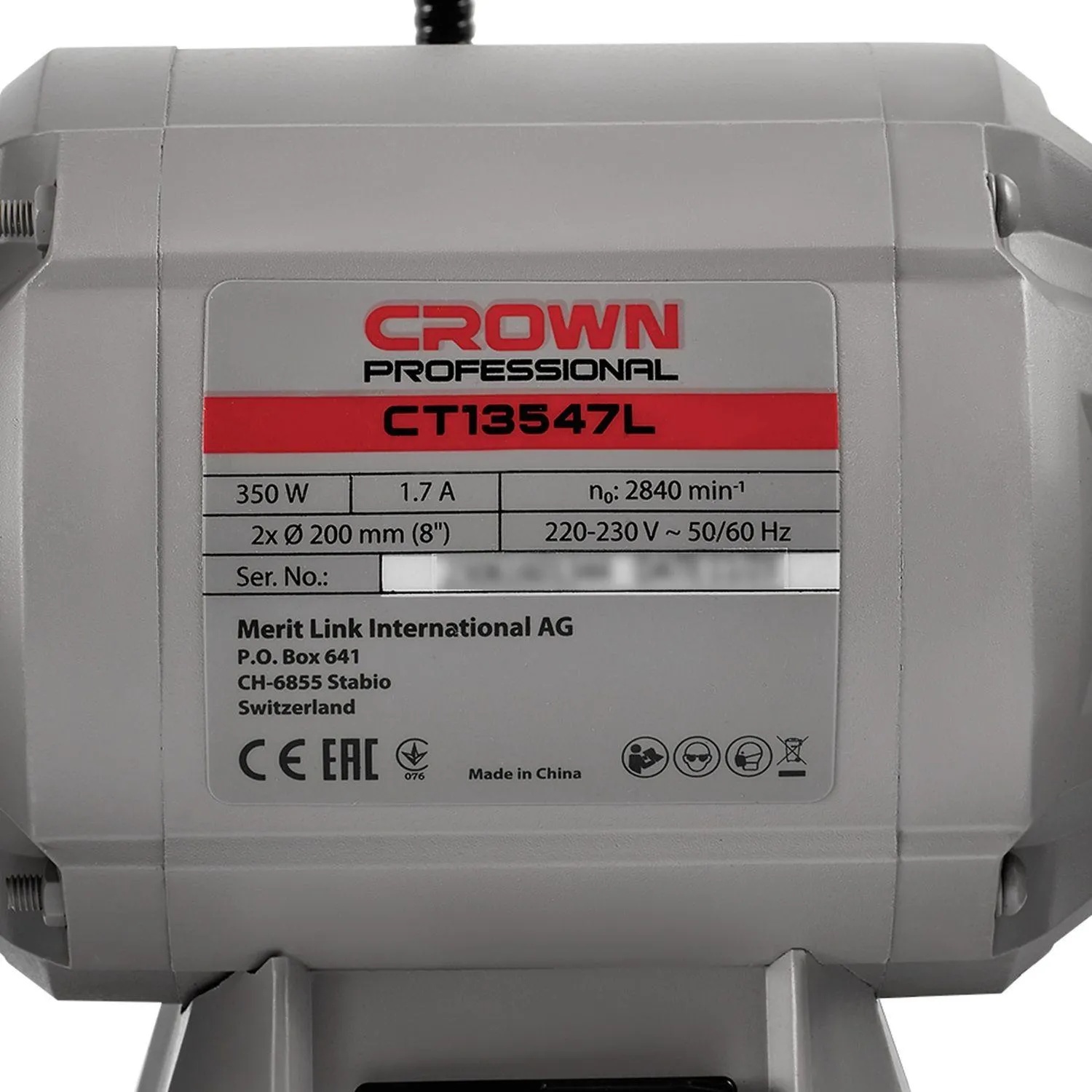 Станок точильный CROWN CT13547L