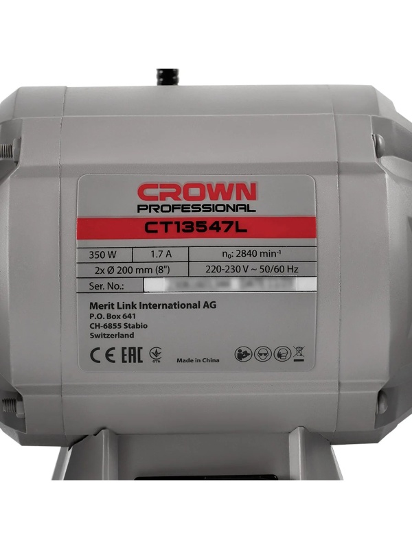 Станок точильный CROWN CT13547L