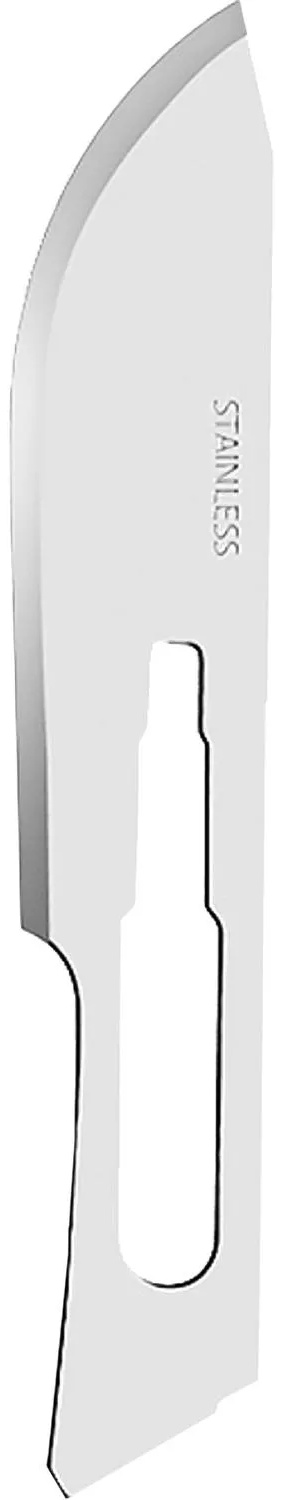 Лезвие для скальпеля стерил. из нерж.стали р-10, RIBBEL 100шт/уп