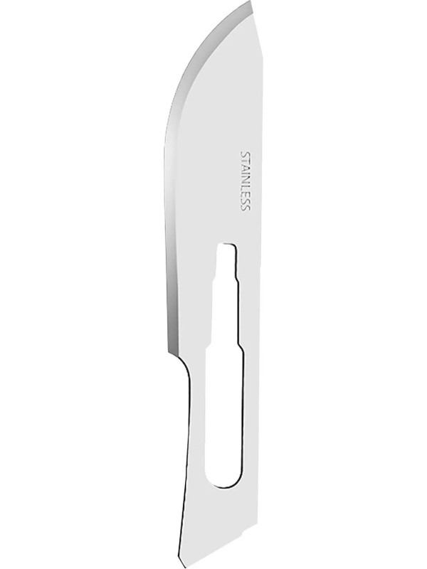 Лезвие для скальпеля стерил. из нерж.стали р-10, RIBBEL 100шт/уп