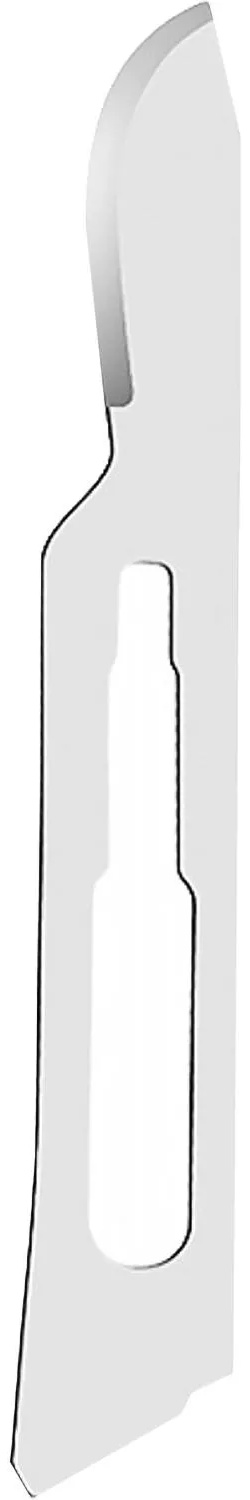 Лезвие для скальпеля стерил. из нерж.стали р-15, RIBBEL 100шт/уп