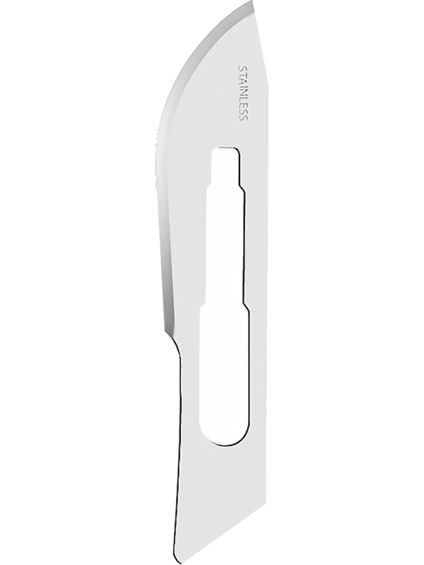 Лезвие для скальпеля стерил. из нерж.стали р-20, RIBBEL 100шт/уп