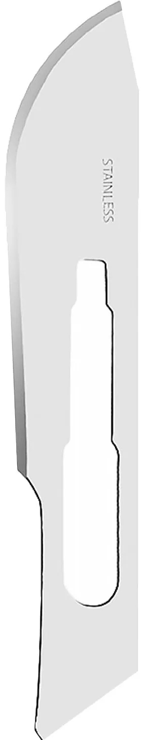 Лезвие для скальпеля стерил. из нерж.стали р-21, RIBBEL 100шт/уп