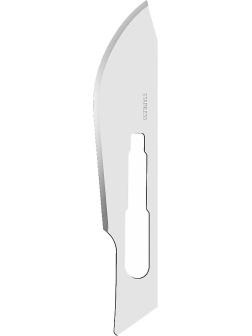 Лезвие для скальпеля стерил. из нерж.стали р-22, RIBBEL 100шт/уп