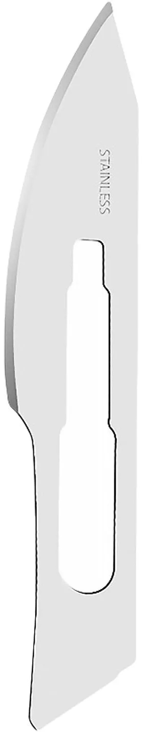 Лезвие для скальпеля стерил. из нерж.стали р-23, RIBBEL 100шт/уп