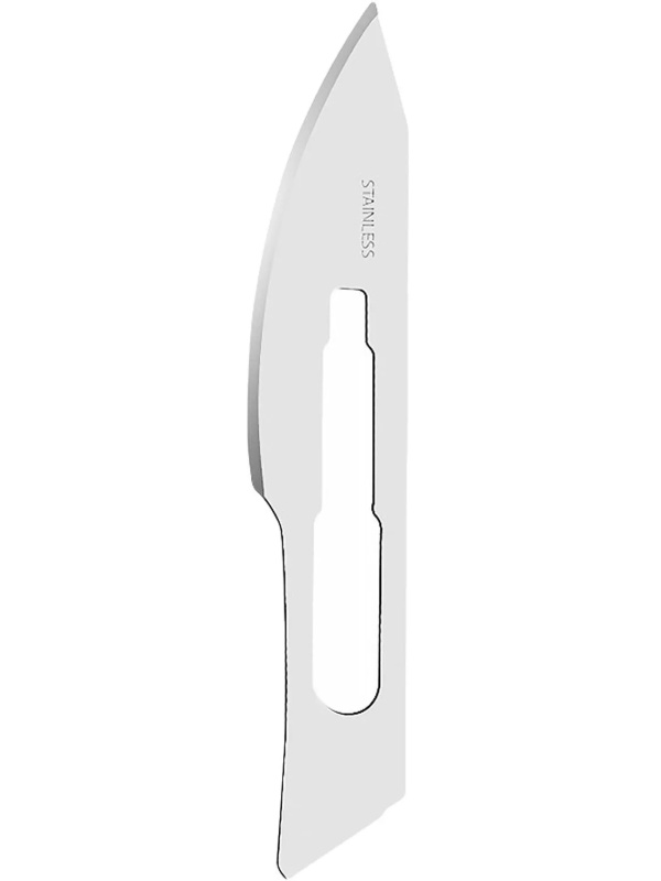 Лезвие для скальпеля стерил. из нерж.стали р-23, RIBBEL 100шт/уп