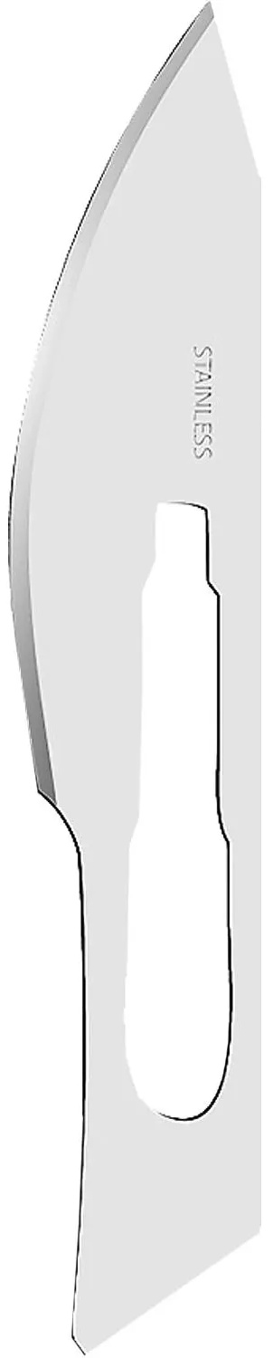 Лезвие для скальпеля стерил. из нерж.стали р-24, RIBBEL 100шт/уп