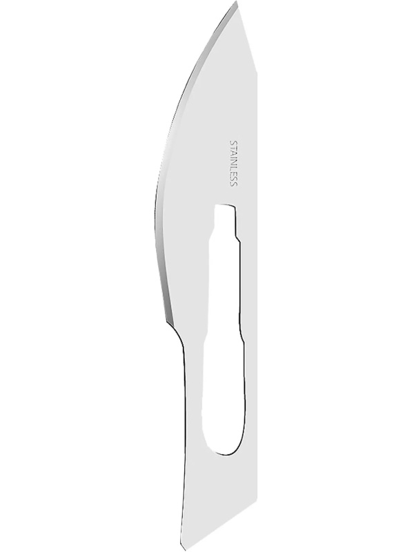 Лезвие для скальпеля стерил. из нерж.стали р-24, RIBBEL 100шт/уп