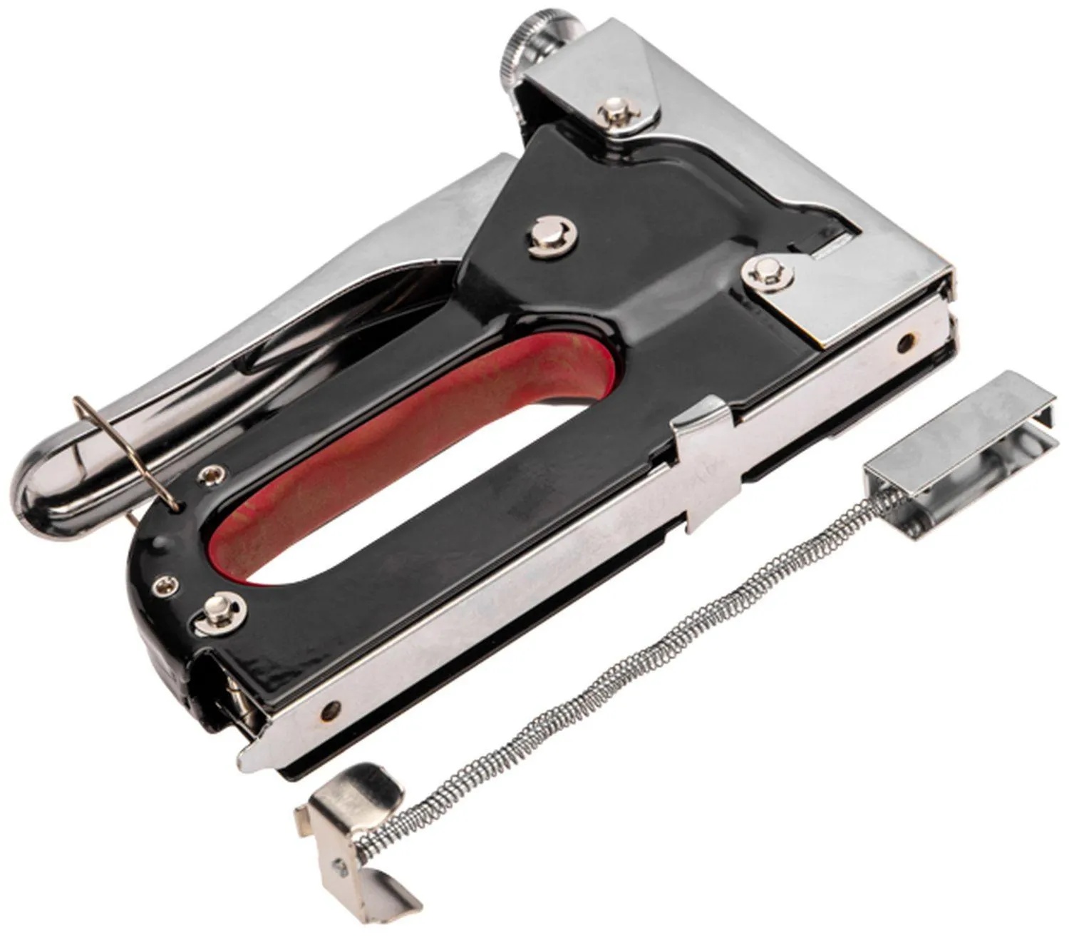 Степлер меб. металл со вставками 3в1 REXANT (4-14мм) скобы и гвозди 12-5403