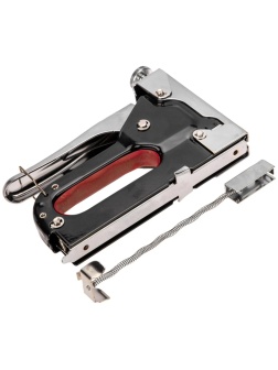 Степлер меб. металл со вставками 3в1 REXANT (4-14мм) скобы и гвозди 12-5403