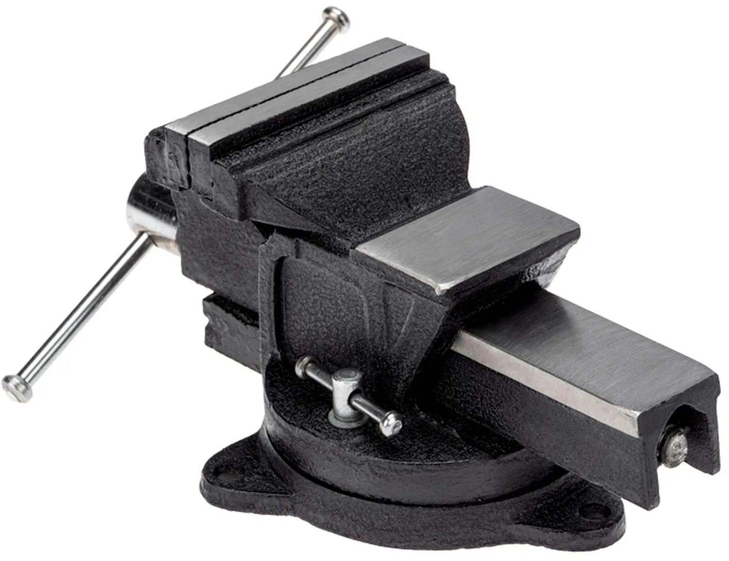 Тиски слесарные 100мм, поворотные, с наковальней KRANZ KR-12-5101