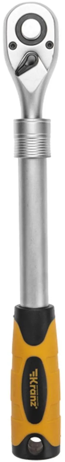 Ключ телеск. трещ. 1/2, 330-460мм, CrV, двухкомп рукоятка KRANZ KR-12-8411