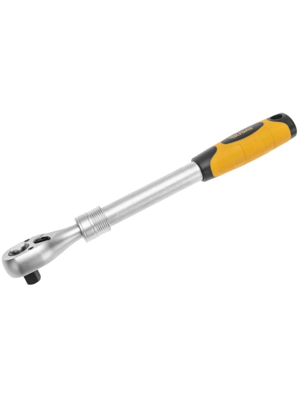 Ключ телеск. трещ. 1/2, 330-460мм, CrV, двухкомп рукоятка KRANZ KR-12-8411