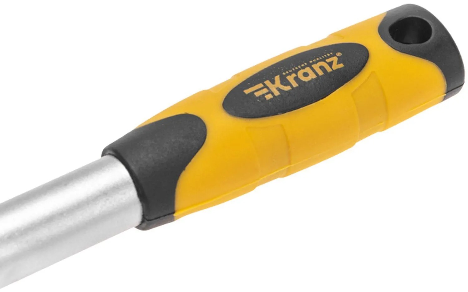 Ключ телеск. трещ. 1/4, 162-210мм, CrV, двухкомп рукоятка KRANZ KR-12-8413