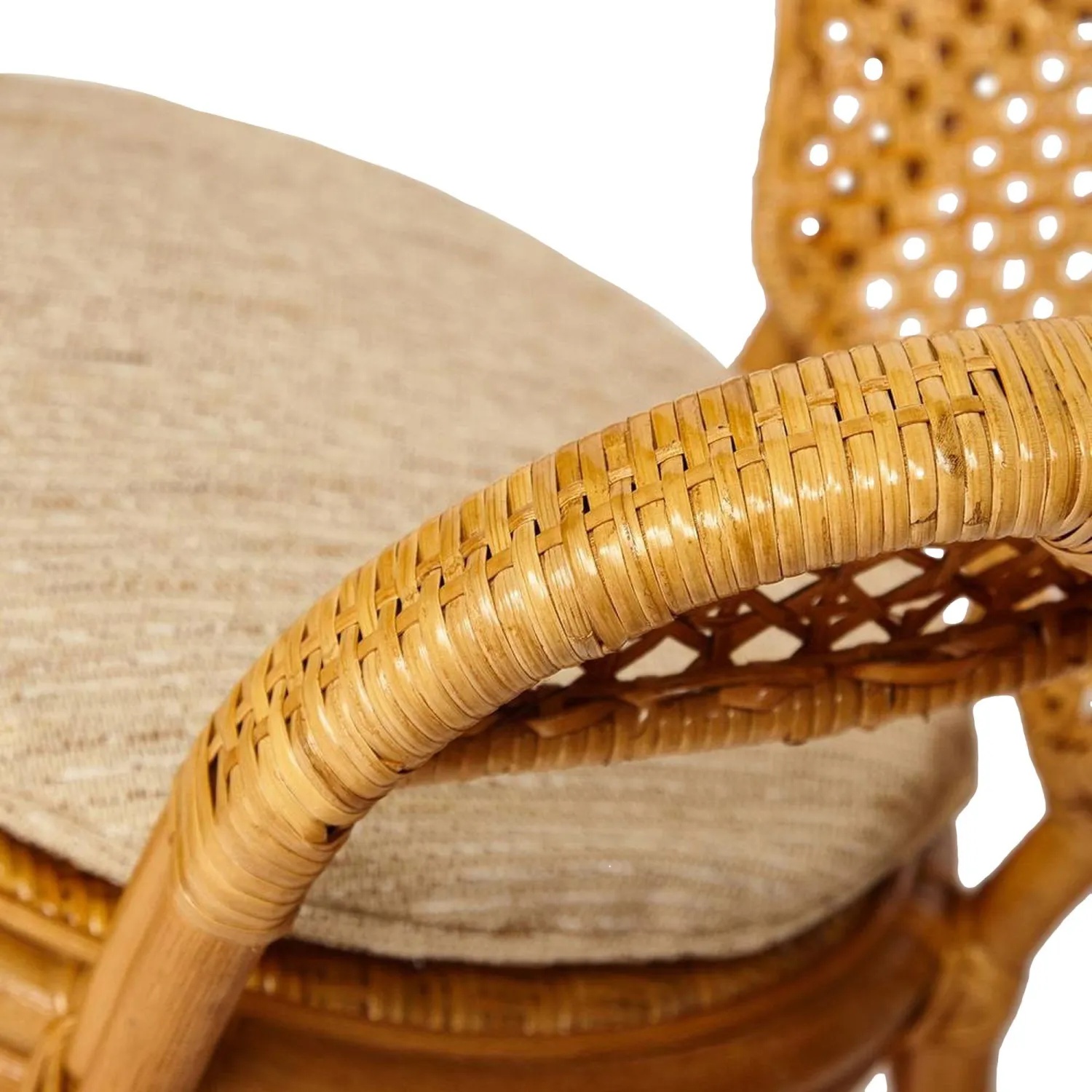 Комплект садовой мебели PELANGI(стол со стек+2крес)/без под/, ротанг, мед