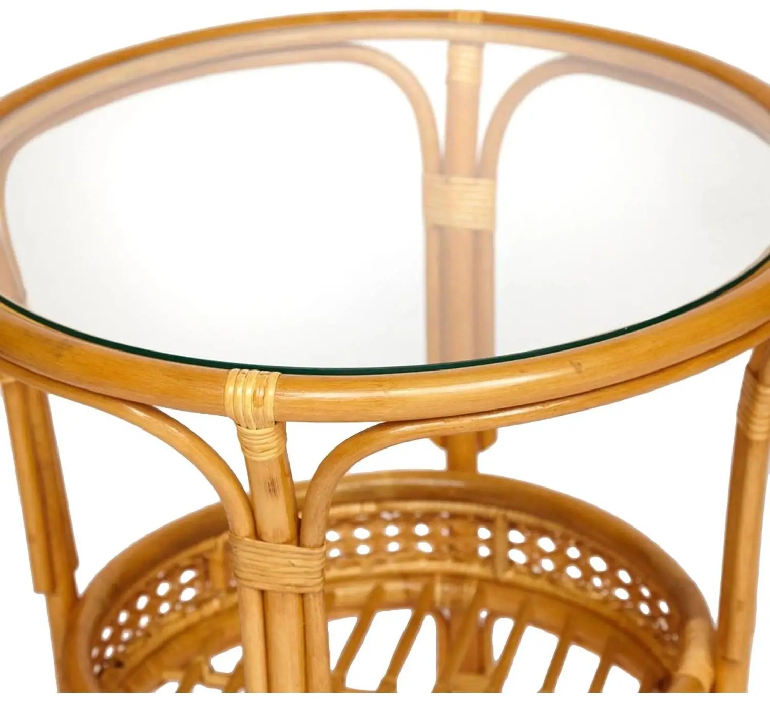 Комплект садовой мебели PELANGI(стол со стек+2крес)/без под/, ротанг, мед