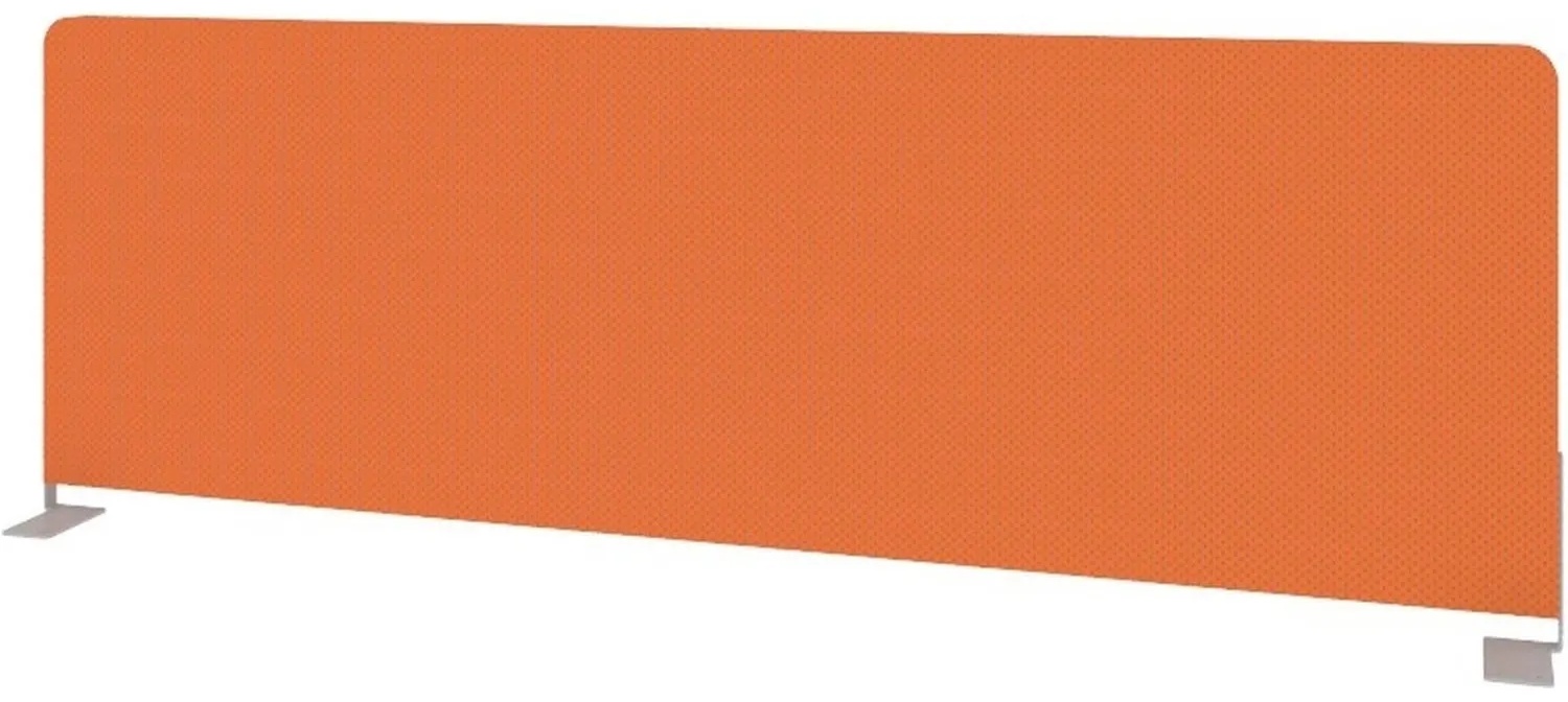 Экран Metal System Style ткан. боковой Б.ТЭКР-120 1200х390х28 оранж/мет.сер