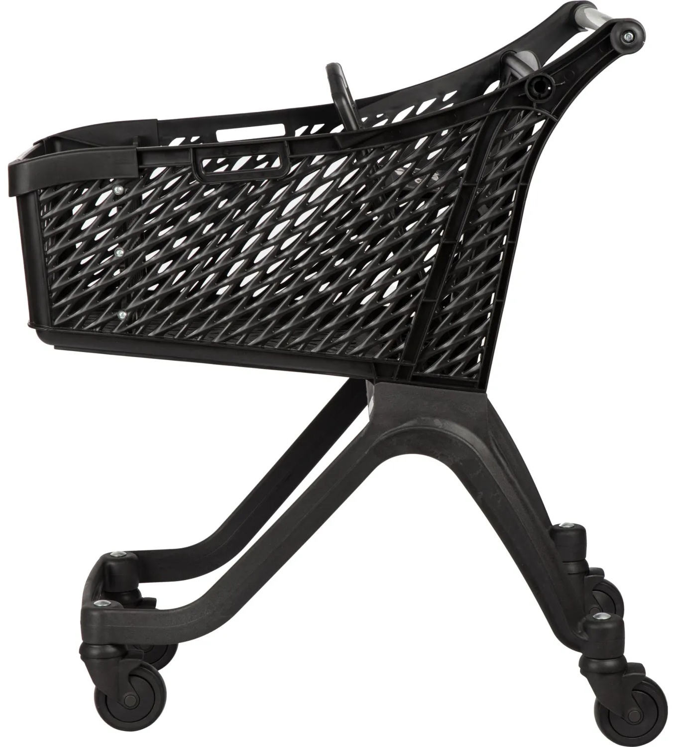 Тележка покупательская REK_Комус Мебель пластиковая Т100 с дет.сид. и разд