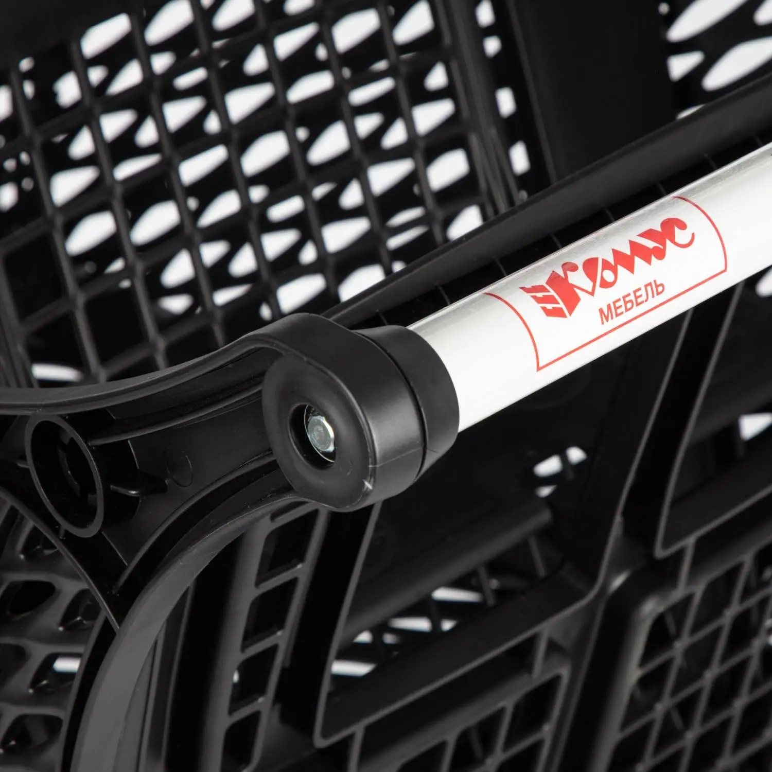 Тележка покупательская REK_Комус Мебель пластиковая Т100 с дет.сид. и разд