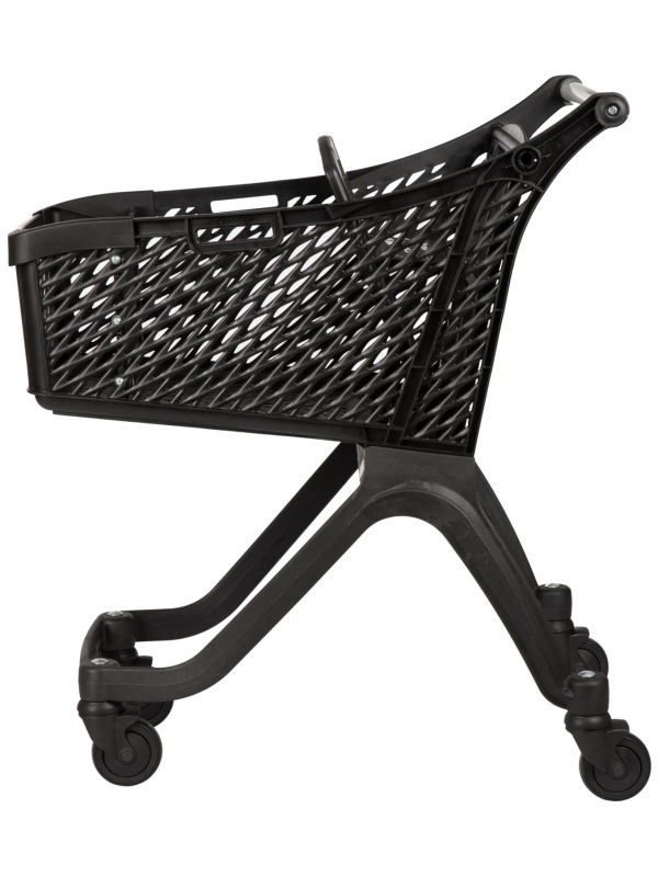 Тележка покупательская REK_Комус Мебель пластиковая Т100 с дет.сид. и разд