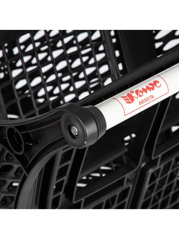 Тележка покупательская REK_Комус Мебель пластиковая Т100 с дет.сид. и разд