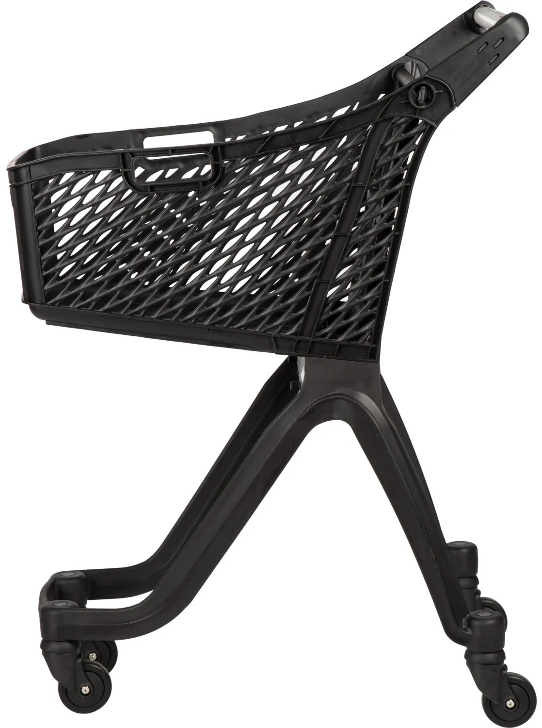 Тележка покупательская REK_Комус Мебель пластиковая Т060 круглая ручка