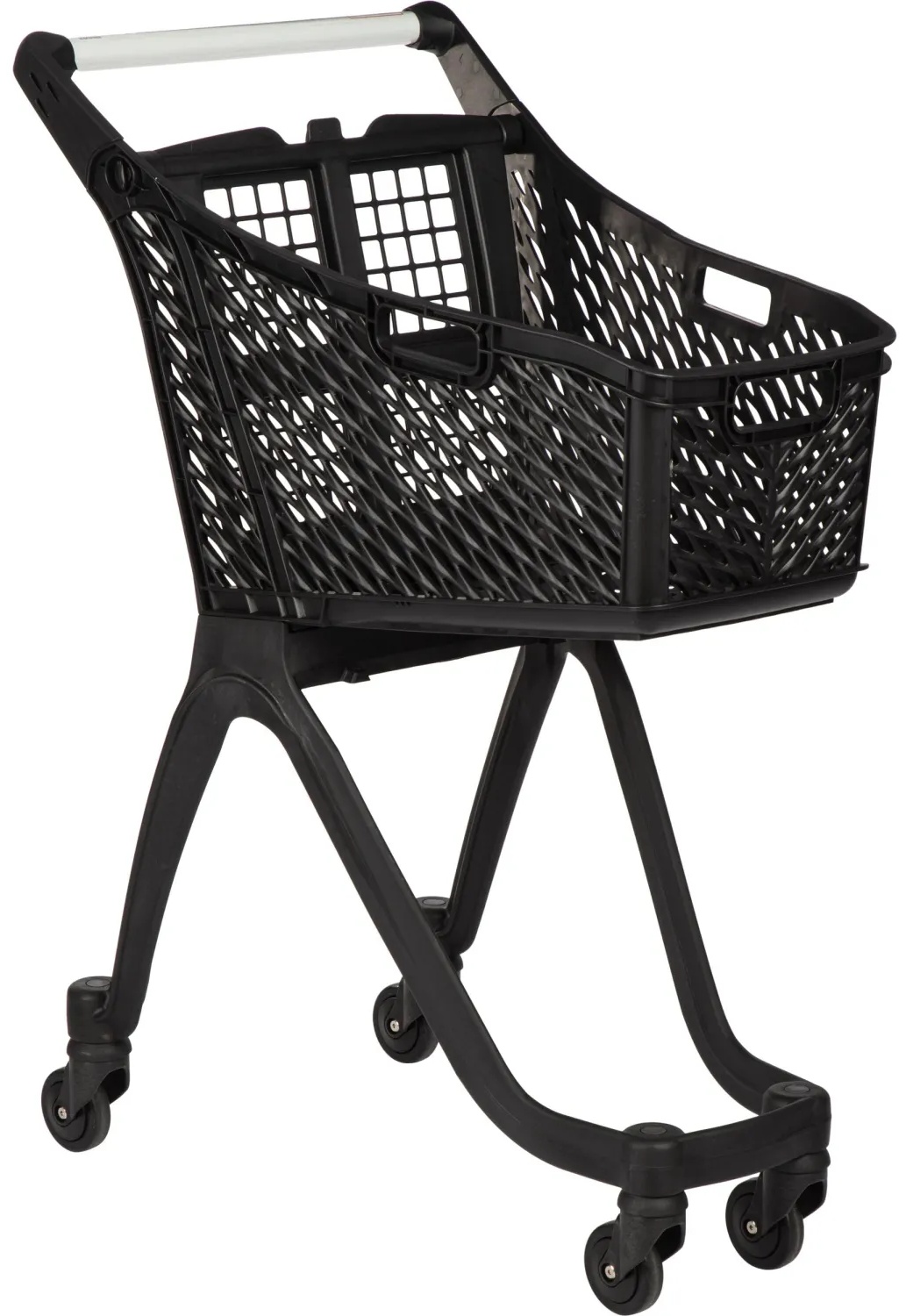 Тележка покупательская REK_Комус Мебель пластиковая Т060 круглая ручка