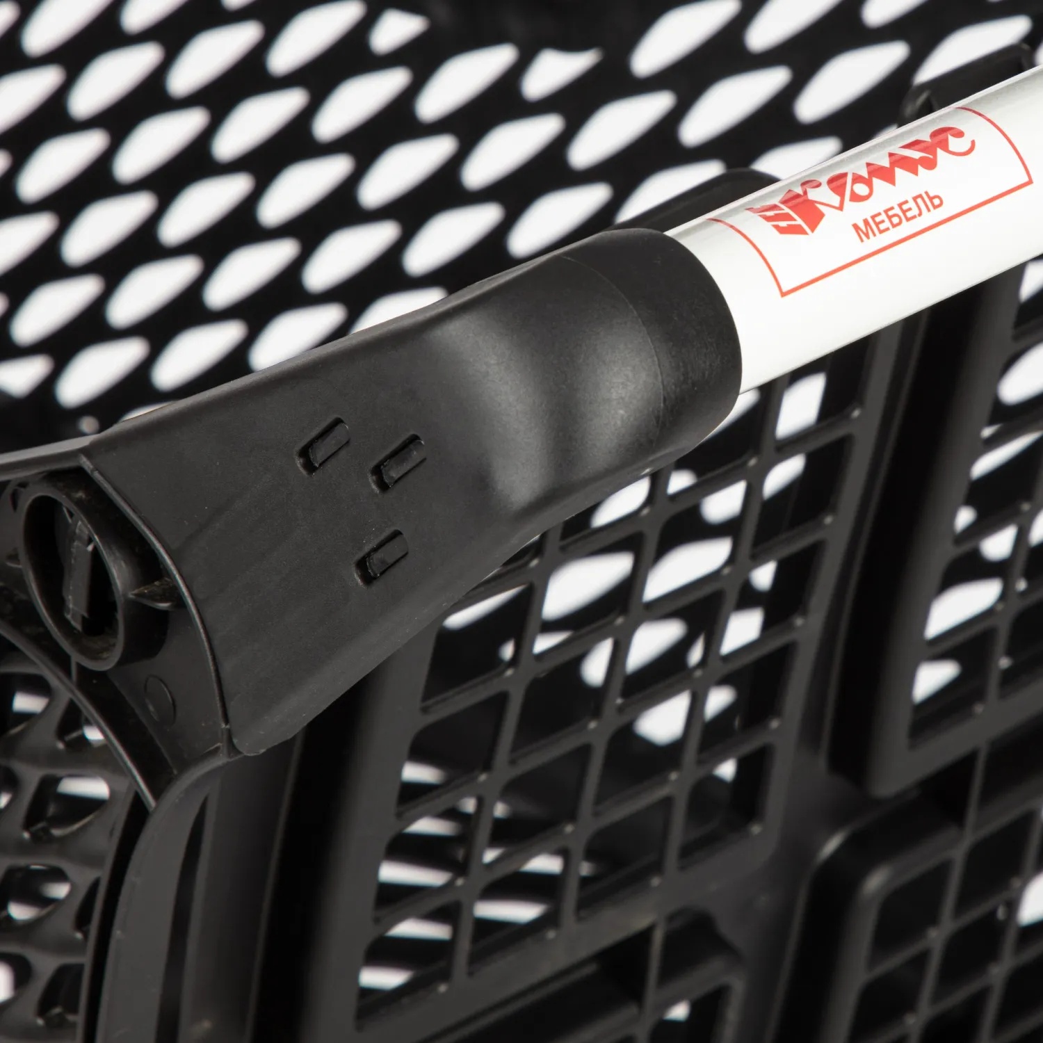 Тележка покупательская REK_Комус Мебель пластиковая Т060 круглая ручка