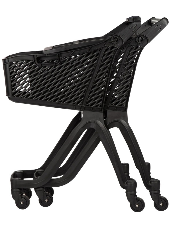 Тележка покупательская REK_Комус Мебель пластиковая Т060 круглая ручка