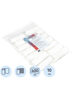 Бинт эластичный фиксирующий медицинский 10см x 4м FIXOMED 14 шт/уп