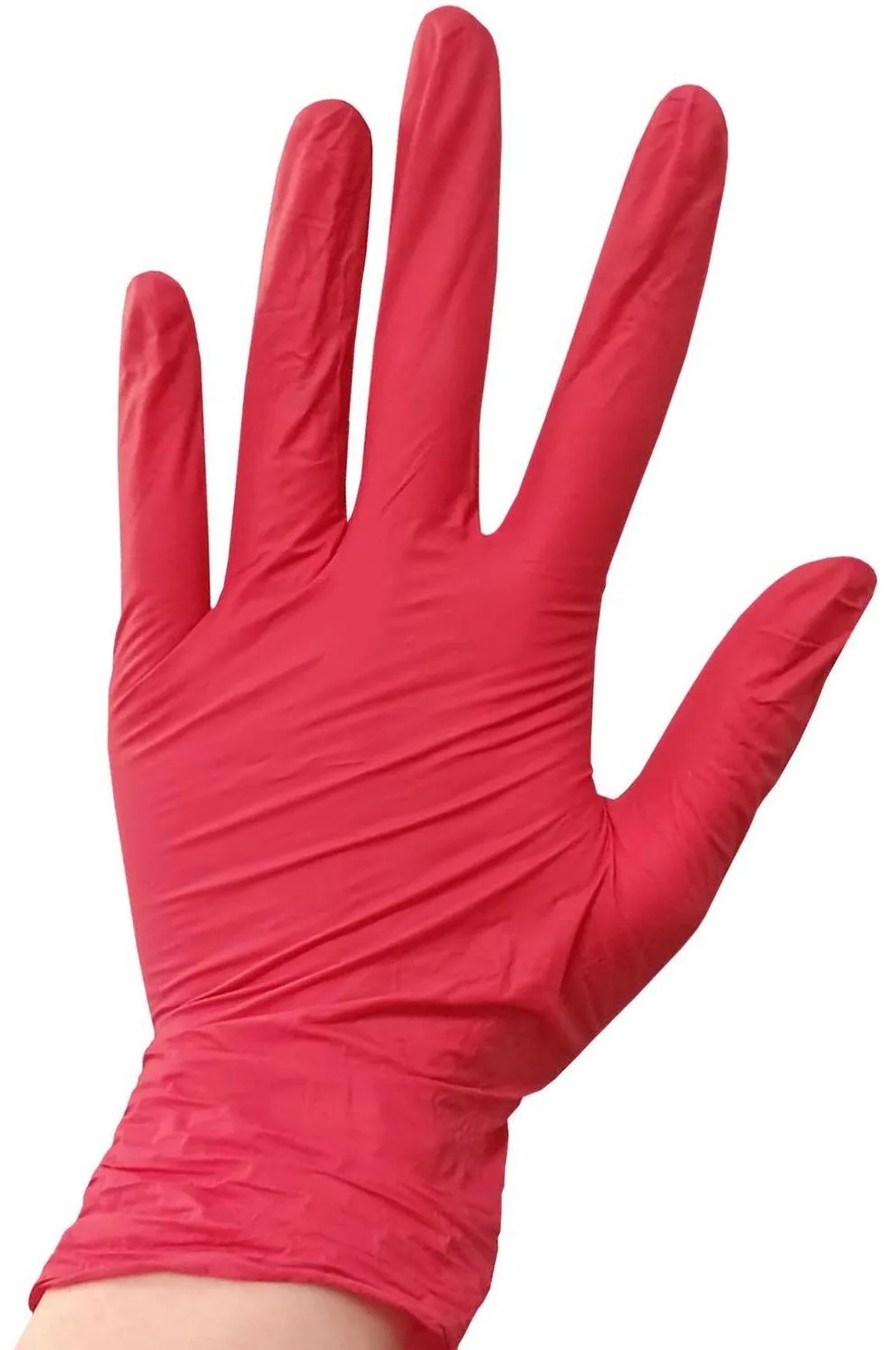 Перчатки нитрил. н/с. н/о, красные MediOk (L) 50п/уп, 4гр