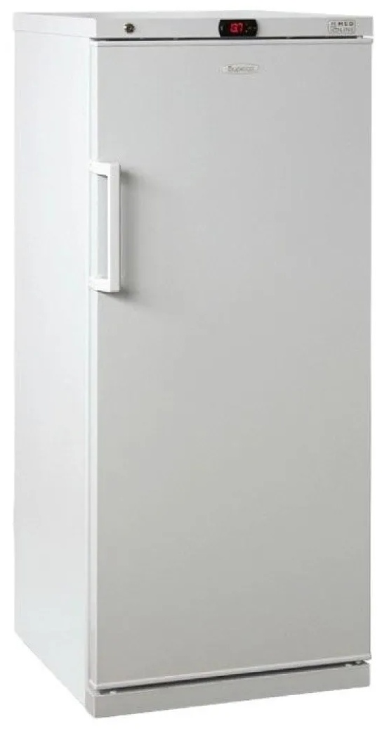 Холодильник фарм. Бирюса Б-250K-G мет дверь полки стекл.-6шт (250л)