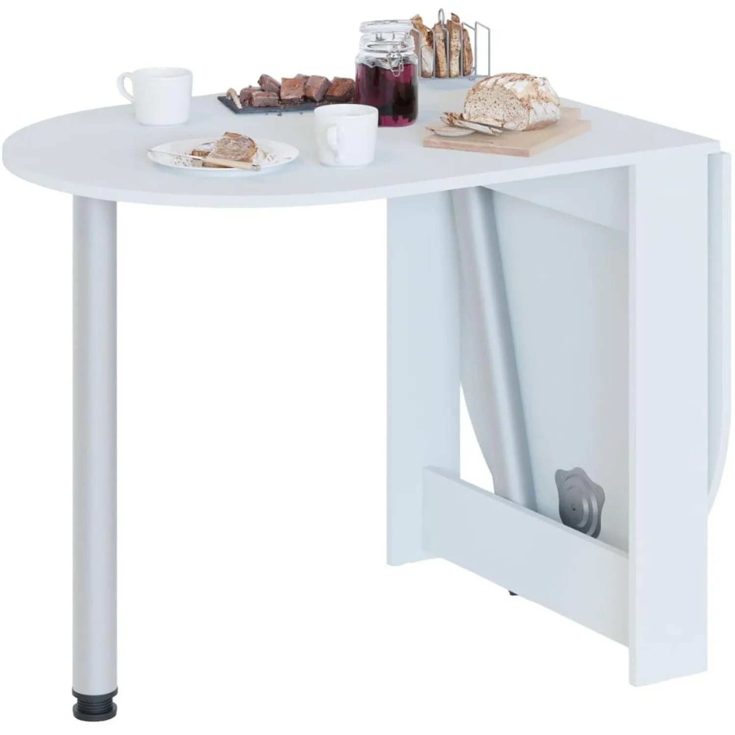 Стол обеденный раскладной Сокол_СП-17 Белый