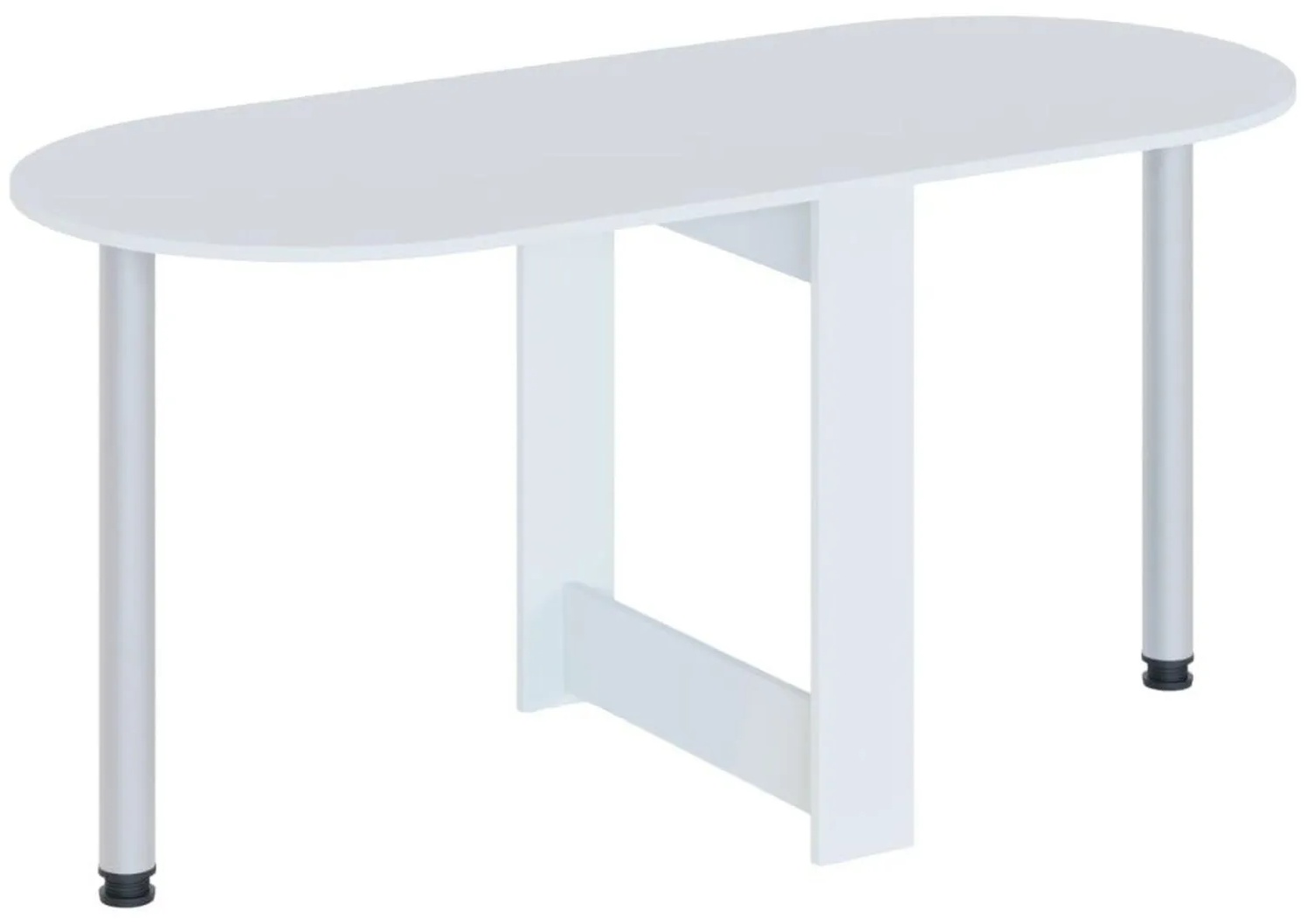 Стол обеденный раскладной Сокол_СП-17 Белый