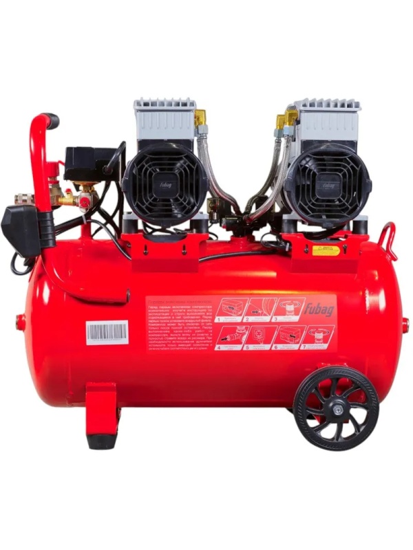 Компрессор безмасляный малошумный OLS 500/50 CM2х2