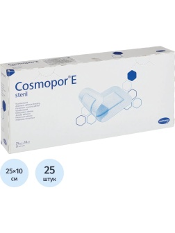 Повязка самоклеящ.стер п/операц. 25х10см25шт,COSMOPOR E9010360