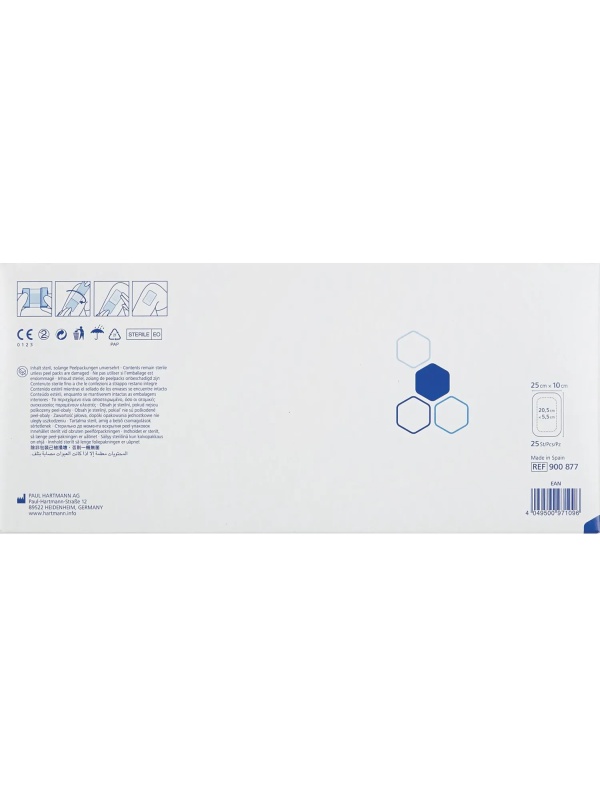 Повязка самоклеящ.стер п/операц. 25х10см25шт,COSMOPOR E9010360