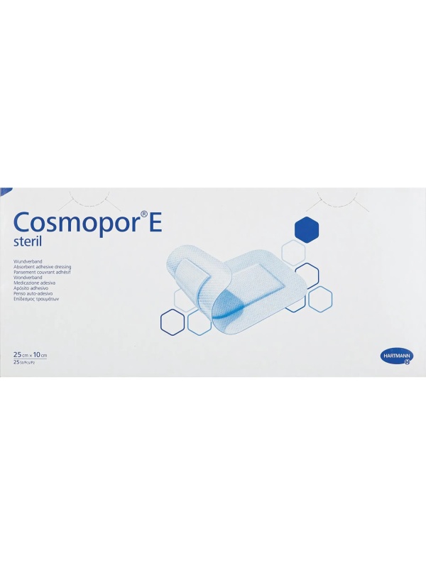 Повязка самоклеящ.стер п/операц. 25х10см25шт,COSMOPOR E9010360