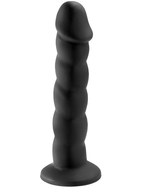 Черное надувное кресло с платформой для фиксации дилдо Body Dock Inflatable Love Seat